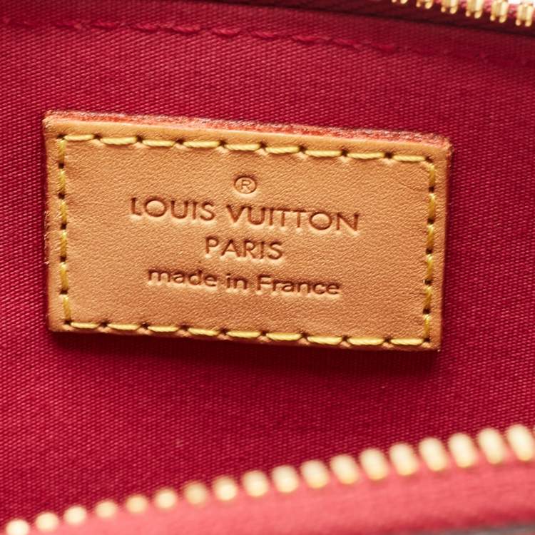 Pre Owned Louis Vuitton Indian Rose Monogram Vernis Alma BB Bag