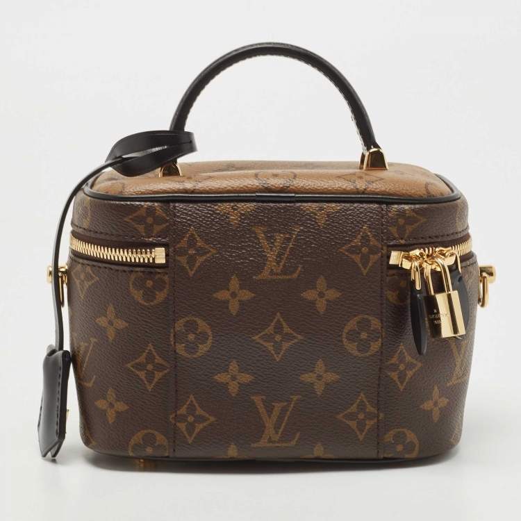Pre Owned Louis Vuitton Monogram/Reverse Monogram Canvas Vanity PM Bag