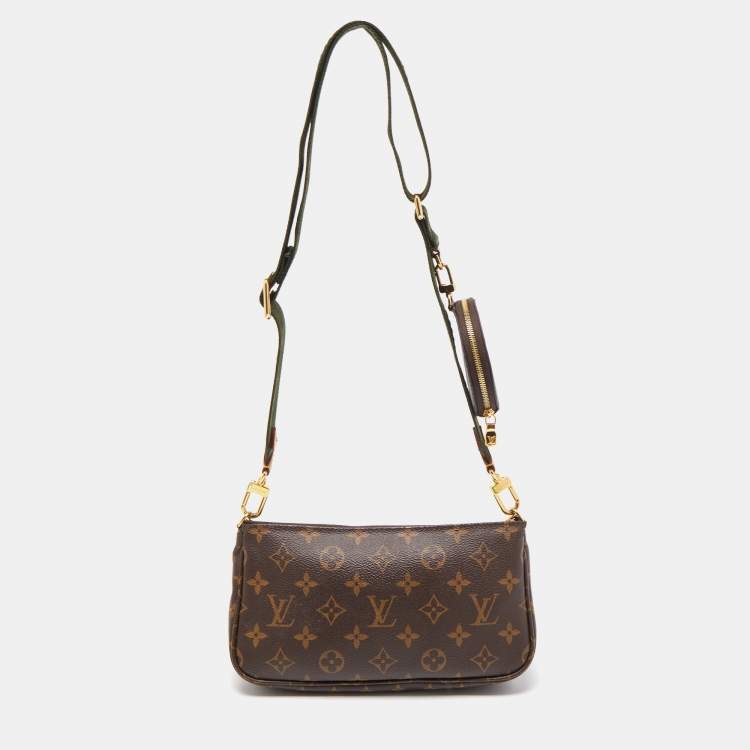 مملوكة مسبقًا Louis Vuitton Khaki Monogram Canvas Multi Pochette Accessories Bag