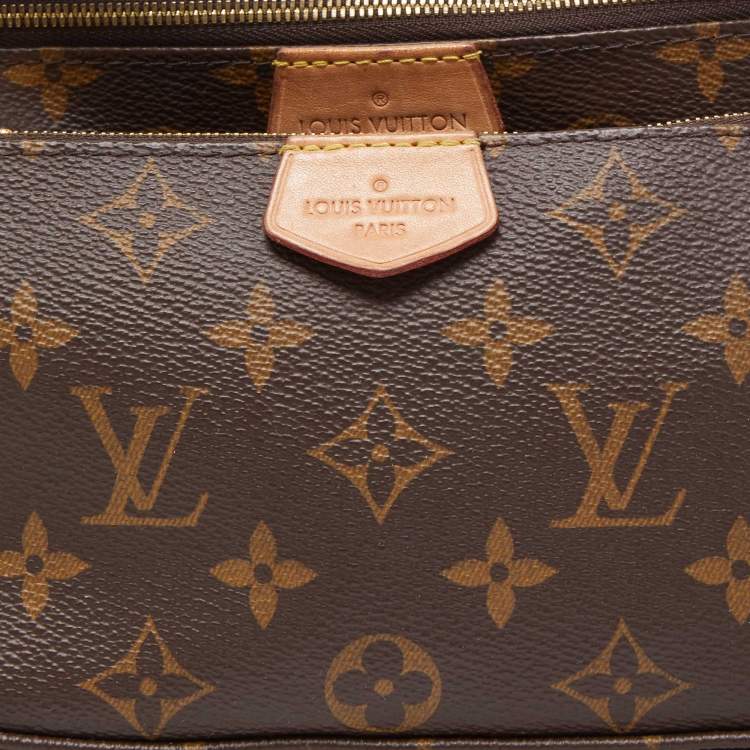 مملوكة مسبقًا Louis Vuitton Khaki Monogram Canvas Multi Pochette Accessories Bag