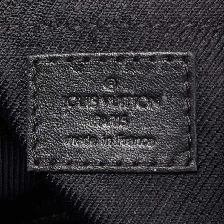 Pre Owned Louis Vuitton Black Lurex Limited Edition Altair Clutch