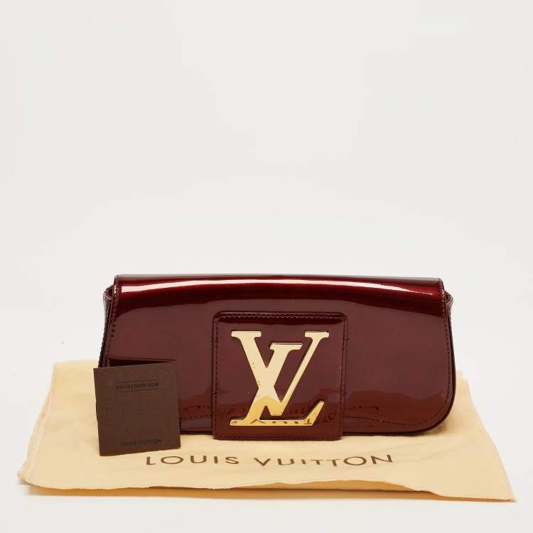 Pre Owned Louis Vuitton Amarante Vernis Sobe Clutch