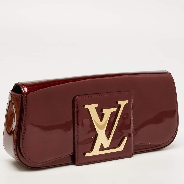 Pre Owned Louis Vuitton Amarante Vernis Sobe Clutch