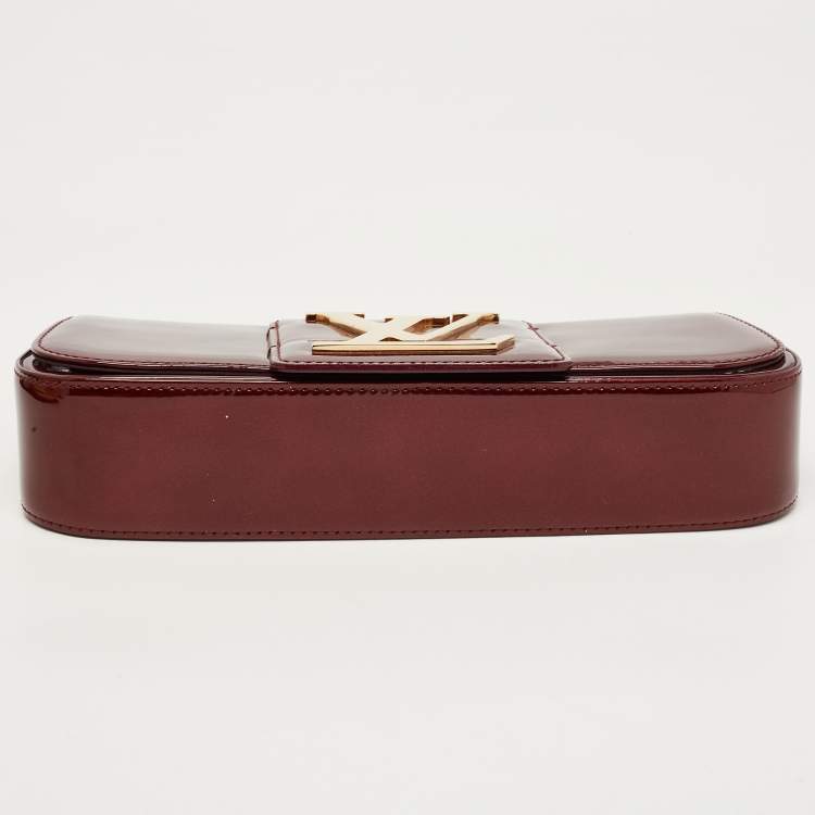 Pre Owned Louis Vuitton Amarante Vernis Sobe Clutch