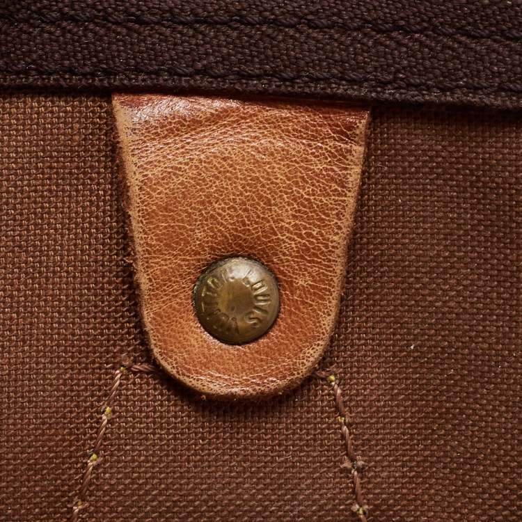 Pre Owned Louis Vuitton Brown Monogram Canvas Speedy 30 Top Handle Bag