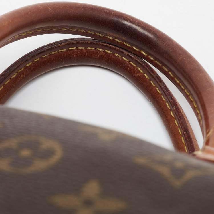 Pre Owned Louis Vuitton Brown Monogram Canvas Speedy 30 Top Handle Bag