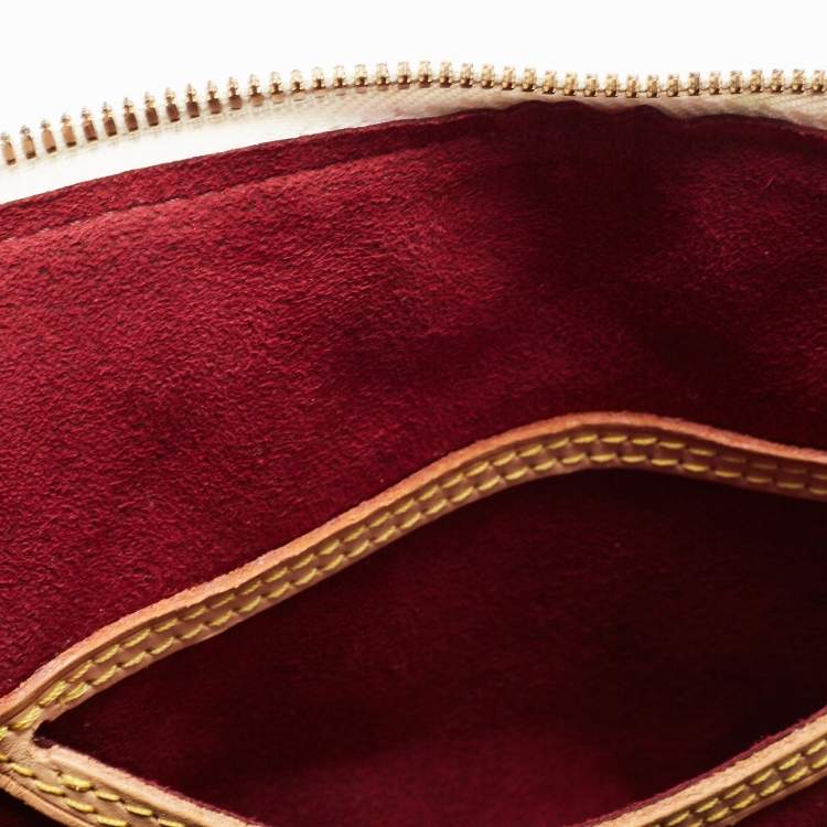 مملوكة مسبقًا Louis Vuitton White Multicolor Monogram Canvas Alma PM Bag