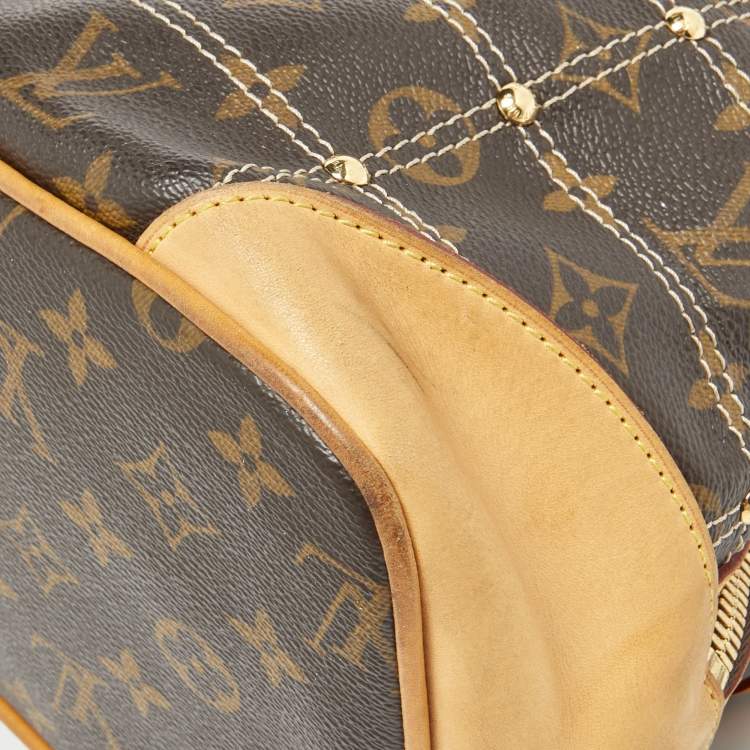 Pre Owned Louis Vuitton Monogram Canvas Limited Edition Riveting Bag