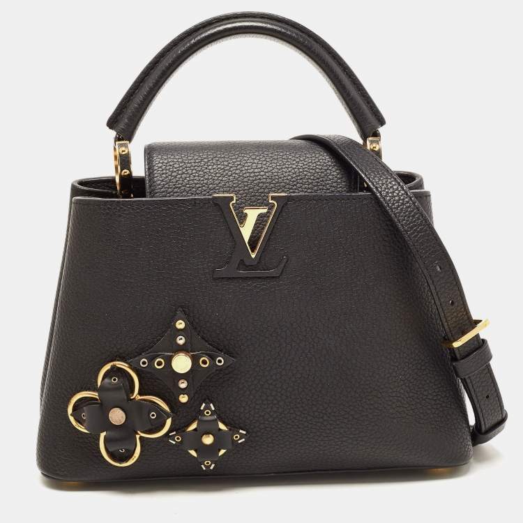 Louis Vuitton Capucines BB Black with Pink Taurillon - THE LUXURY