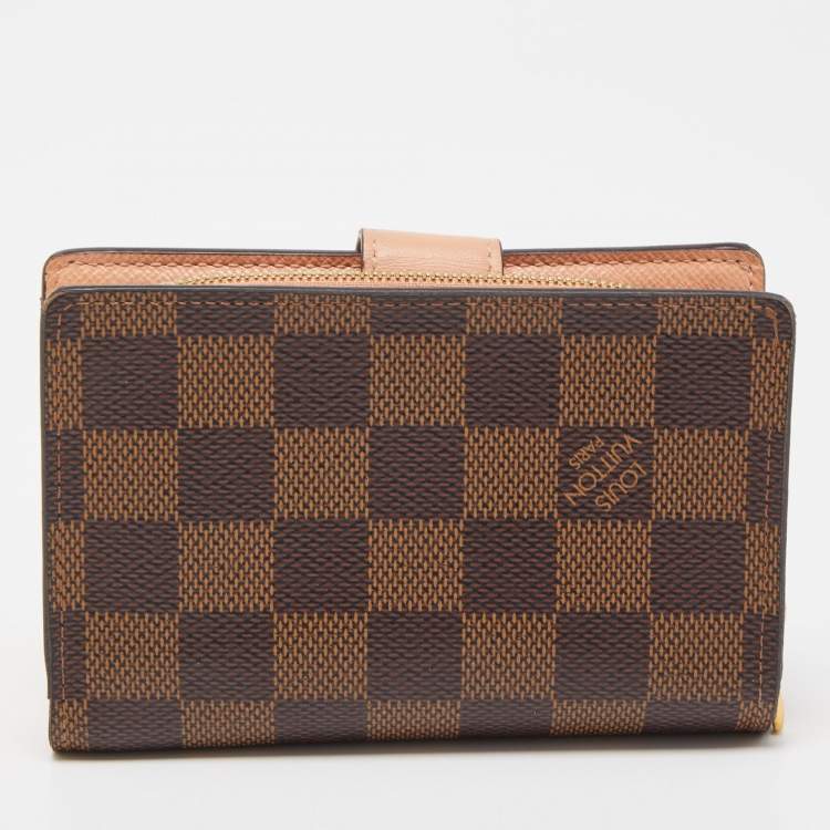 Pre Owned Louis Vuitton Damier Ebene Canvas Juliette Wallet