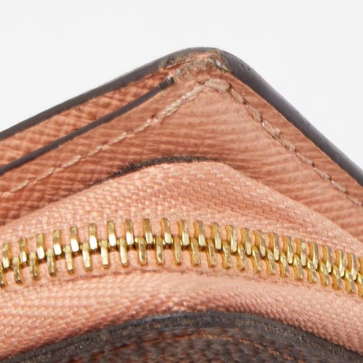 Pre Owned Louis Vuitton Damier Ebene Canvas Juliette Wallet