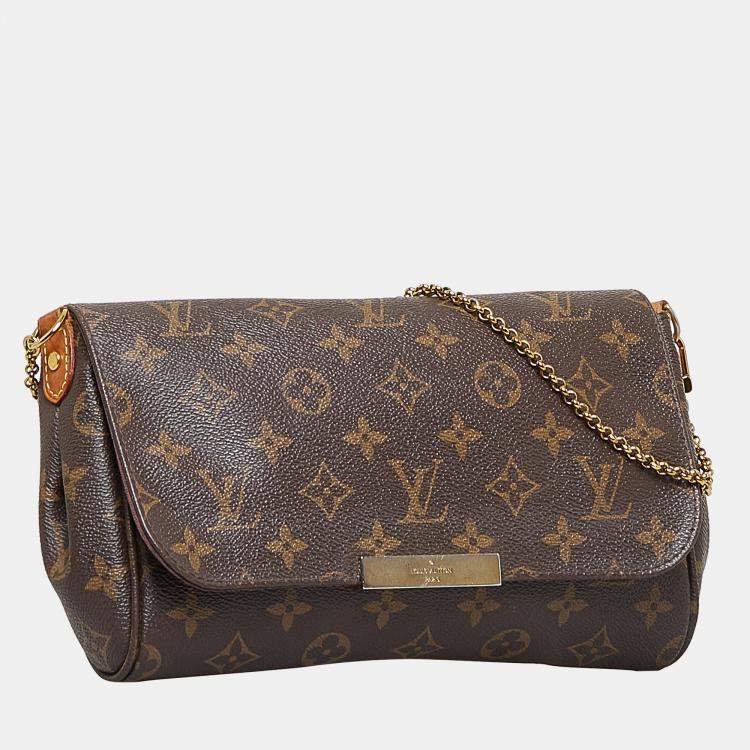 Pre Owned Louis Vuitton Brown Monogram Favorite MM