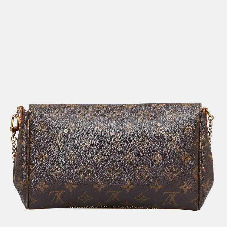 Pre Owned Louis Vuitton Brown Monogram Favorite MM