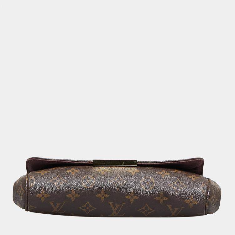 Pre Owned Louis Vuitton Brown Monogram Favorite MM
