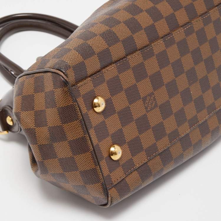 Pre Owned Louis Vuitton Damier Ebene Canvas Trevi PM Bag