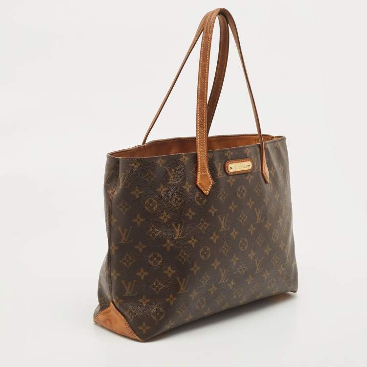 Pre Owned Louis Vuitton Monogram Canvas Wilshire MM Bag