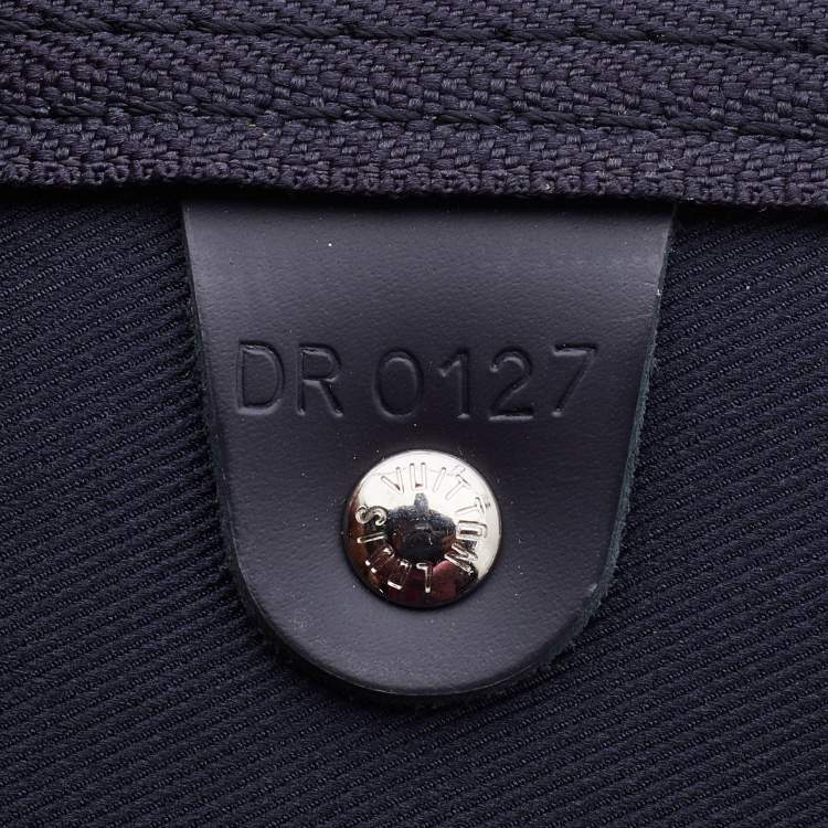 Pre Owned Louis Vuitton X Chapman Brothers Monogram Savane Ink Keepall Bandouliere 55 Bag