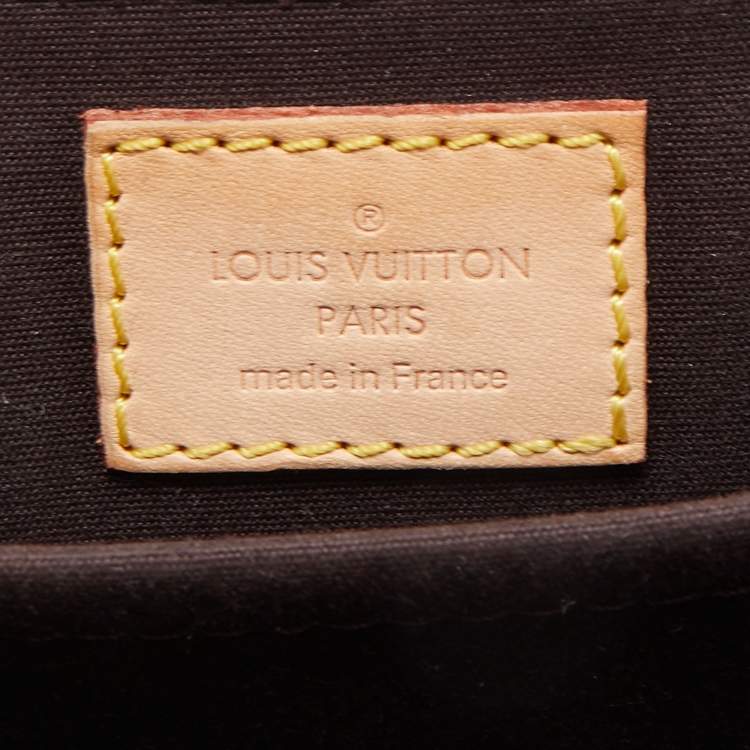 Pre Owned Louis Vuitton Amarante Monogram Vernis Mirada Bag