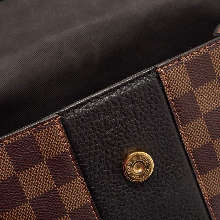 Pre Owned Louis Vuitton Black Damier Ebene Canvas Bond Street BB Bag