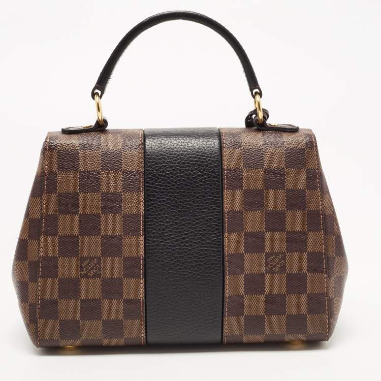 Pre Owned Louis Vuitton Black Damier Ebene Canvas Bond Street BB Bag