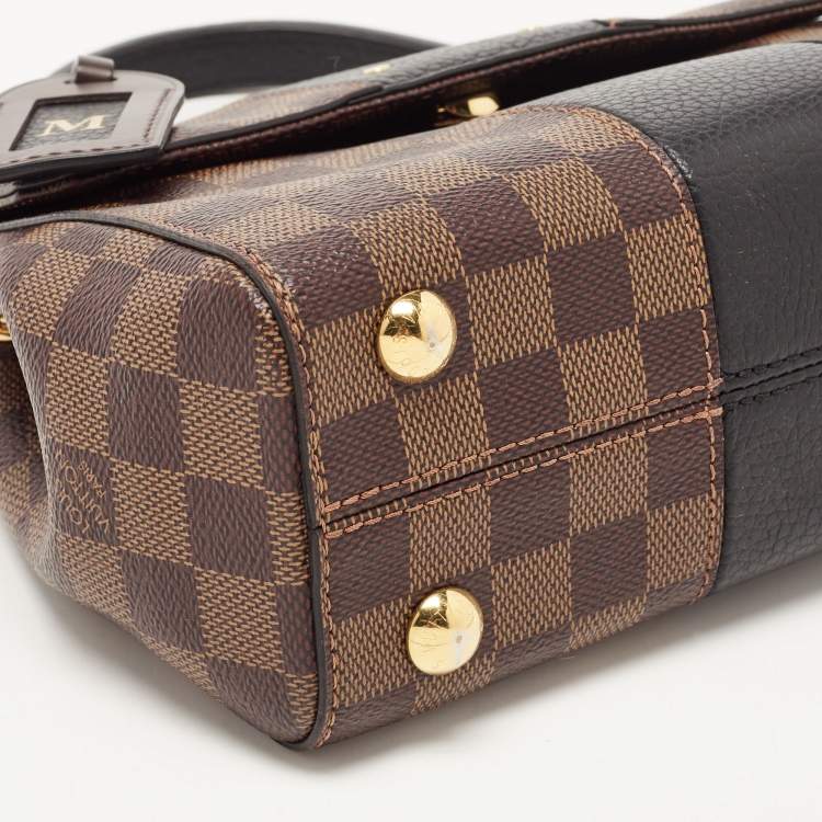 Pre Owned Louis Vuitton Black Damier Ebene Canvas Bond Street BB Bag