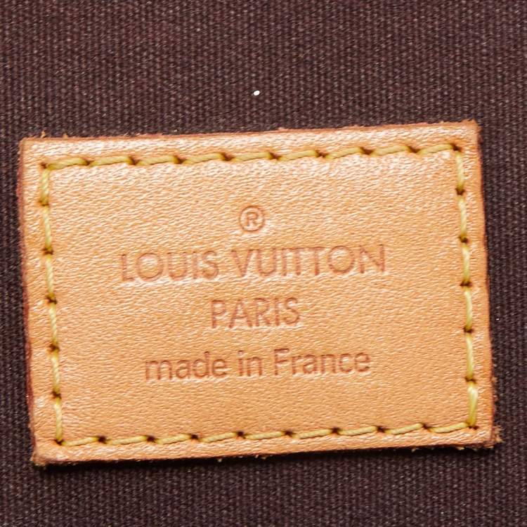 Pre Owned Louis Vuitton Amarante Monogram Vernis Alma GM Bag