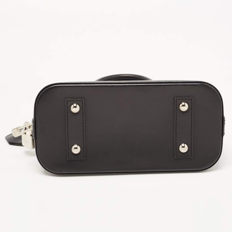 Pre Owned Louis Vuitton Black Epi Leather Alma BB Bag