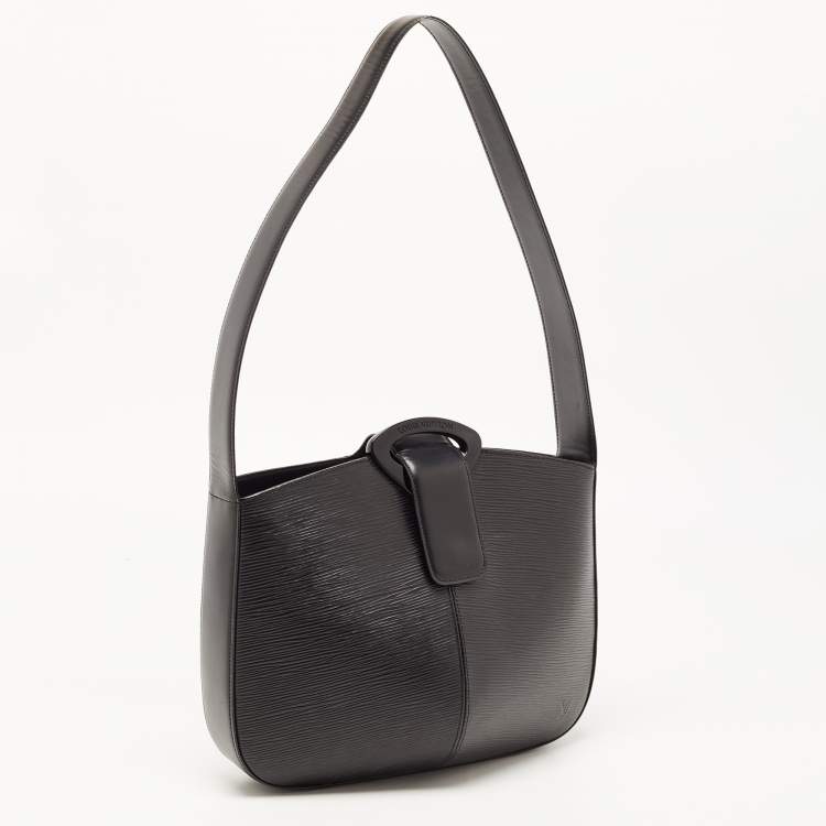 Pre Owned Louis Vuitton Black Epi Leather Reverie Bag