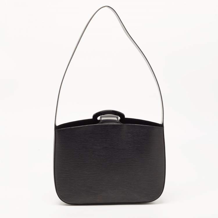 Pre Owned Louis Vuitton Black Epi Leather Reverie Bag