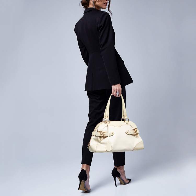 Louis Vuitton Cream/Off White Suhali Leather Le Radieux Bag Louis Vuitton