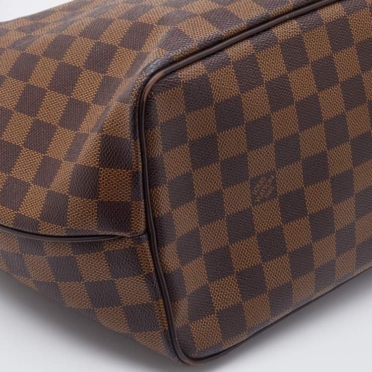 Pre Owned Louis Vuitton Damier Ebene Canvas and Leather Westminister GM Bag