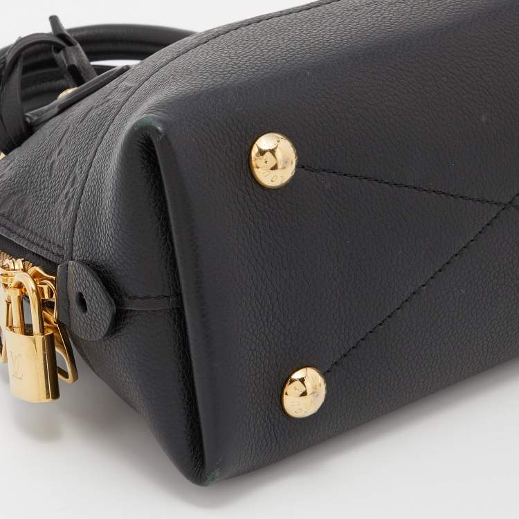 Pre Owned Louis Vuitton Black Empreinte Monogram Leather Neo Alma BB Bag