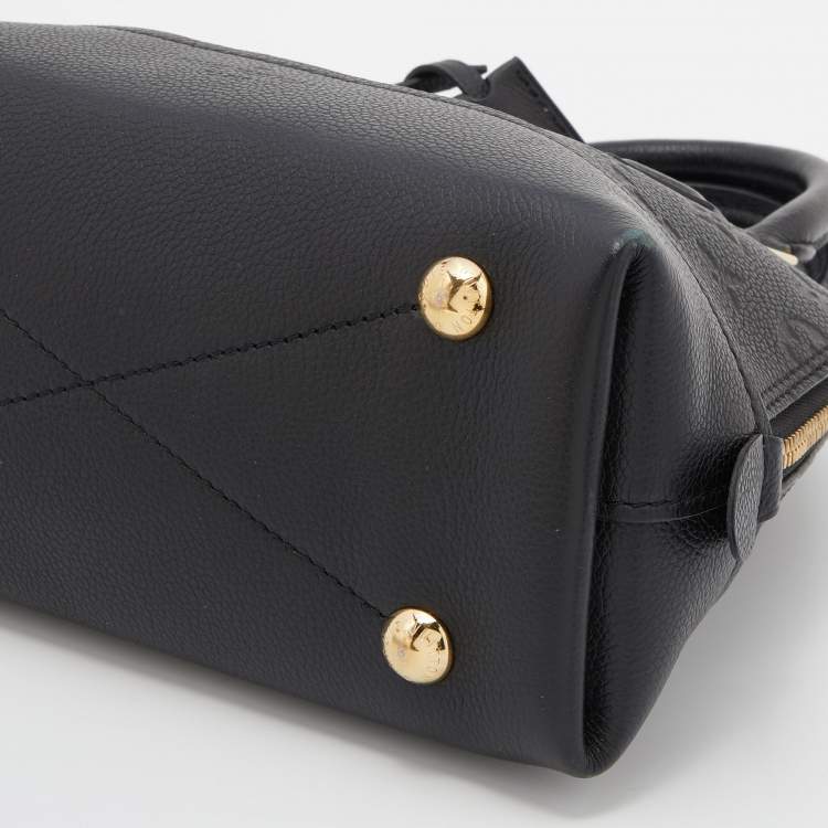 Pre Owned Louis Vuitton Black Empreinte Monogram Leather Neo Alma BB Bag