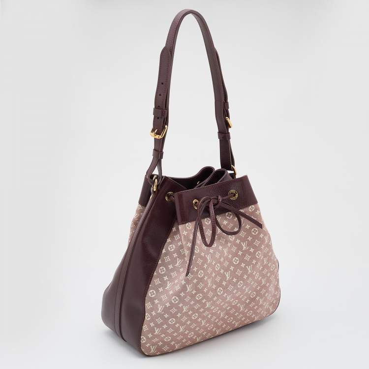 Pre Owned Louis Vuitton Sepia Monogram Idylle Canvas Noe Bag