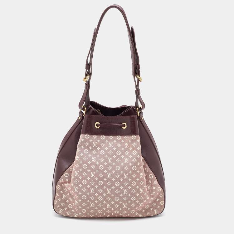 Pre Owned Louis Vuitton Sepia Monogram Idylle Canvas Noe Bag