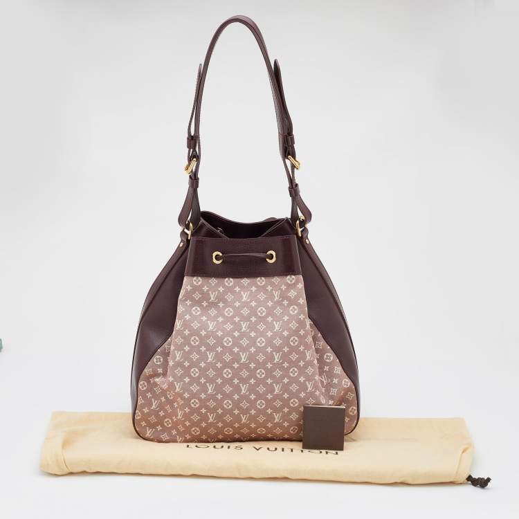 Pre Owned Louis Vuitton Sepia Monogram Idylle Canvas Noe Bag