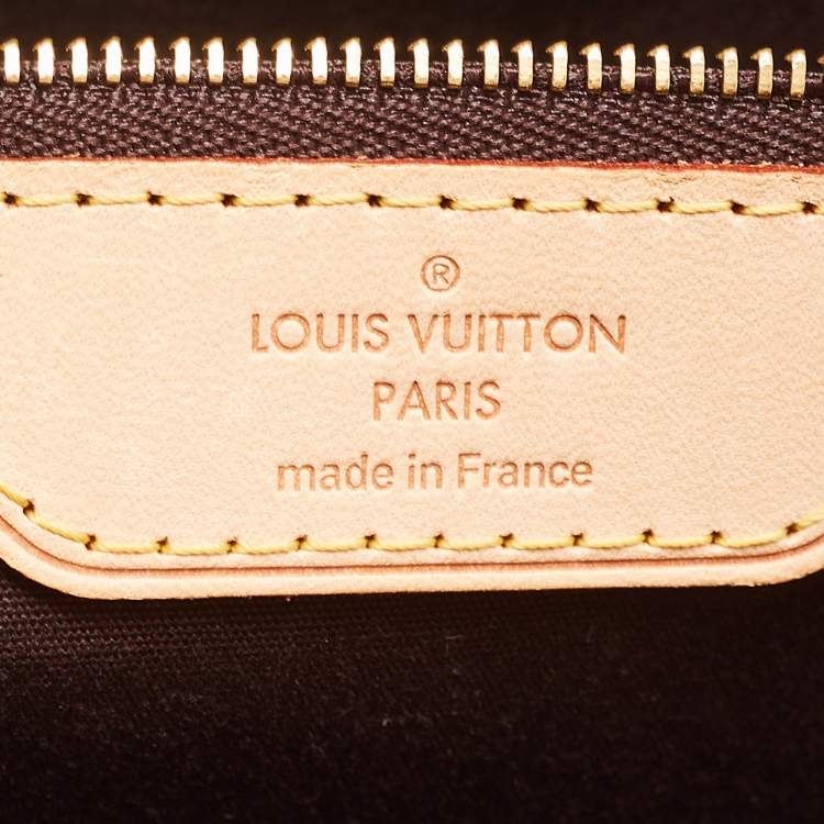 Pre Owned Louis Vuitton Amarante Monogram Vernis Brea GM Bag