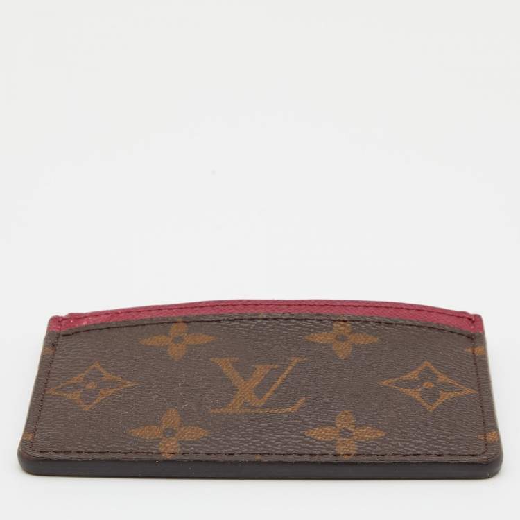 مملوكة مسبقًا Louis Vuitton Fuchsia Monogram Canvas Card Holder
