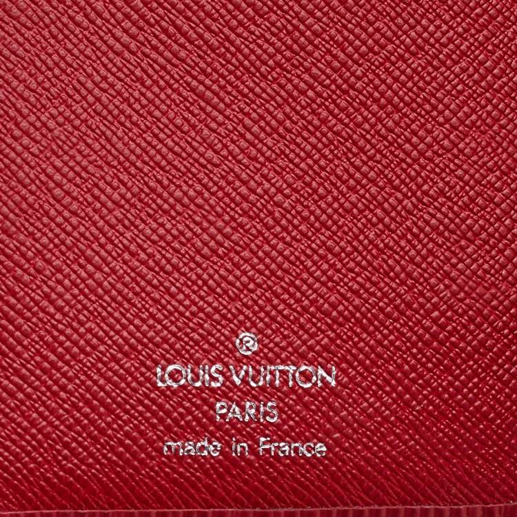 Pre Owned Louis Vuitton Rouge Epi Leather Koala Wallet