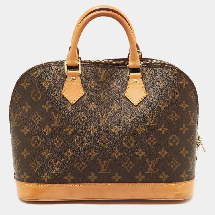 Louis Vuitton Alma Monogram PM Brown in Coated Canvas - US