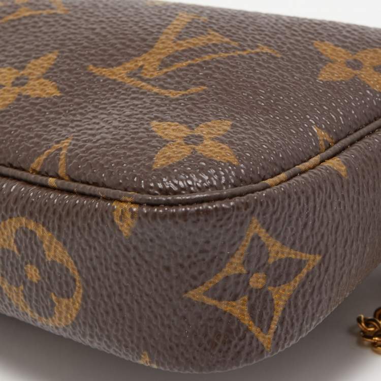 Pre Owned Louis Vuitton Monogram Canvas Mini Pochette Accessoires