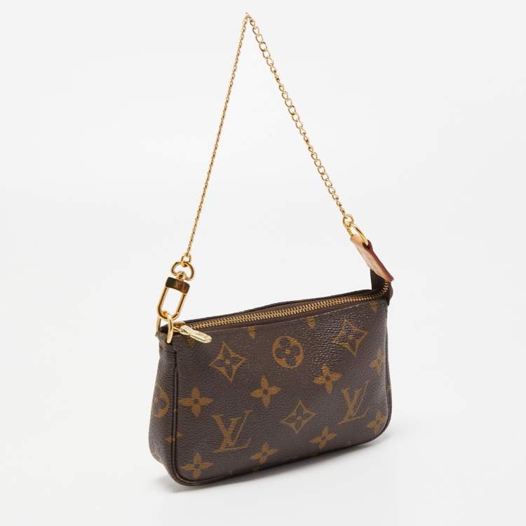 Pre Owned Louis Vuitton Monogram Canvas Mini Pochette Accessoires