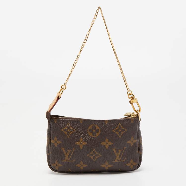 Pre Owned Louis Vuitton Monogram Canvas Mini Pochette Accessoires