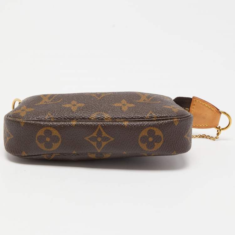 Pre Owned Louis Vuitton Monogram Canvas Mini Pochette Accessoires