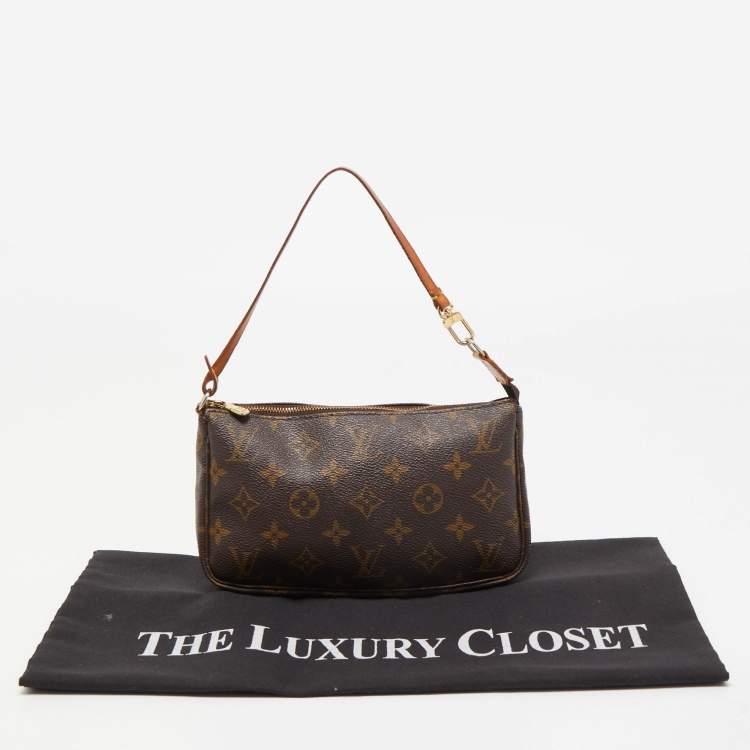 Pre Owned Louis Vuitton Monogram Canvas Pochette Accessoires Bag