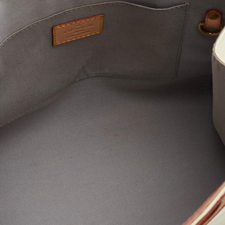 Pre Owned Louis Vuitton Perle Monogram Vernis Maple Drive Bag
