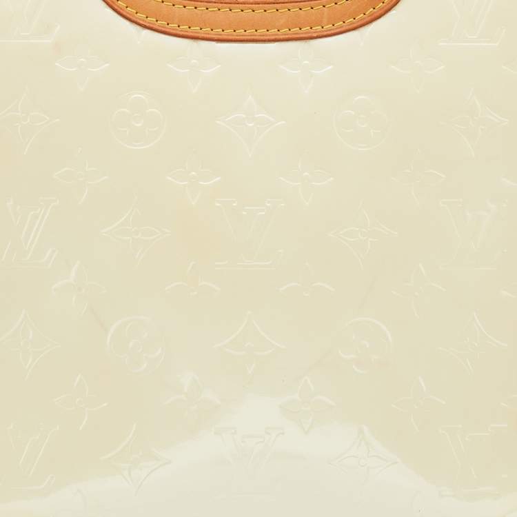 Pre Owned Louis Vuitton Perle Monogram Vernis Maple Drive Bag