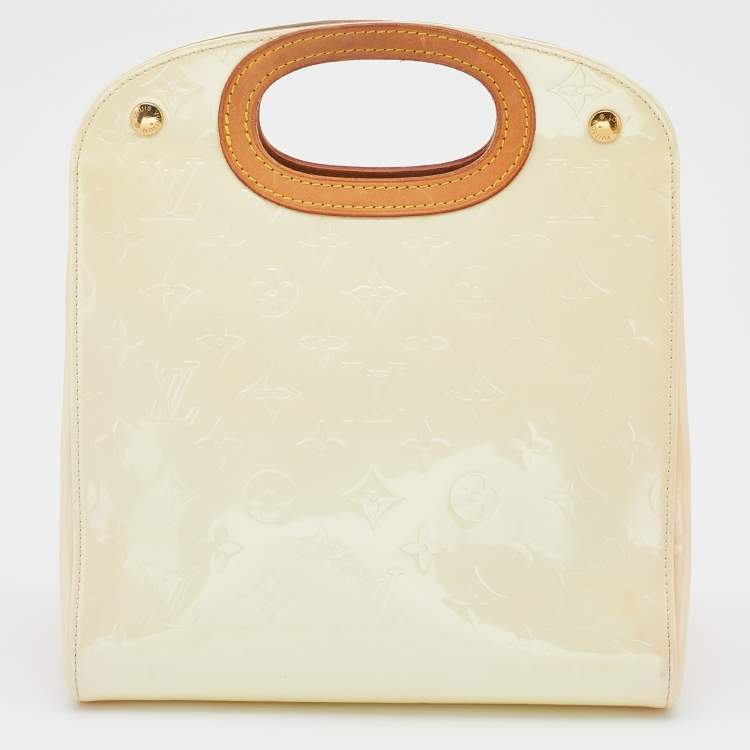 Pre Owned Louis Vuitton Perle Monogram Vernis Maple Drive Bag