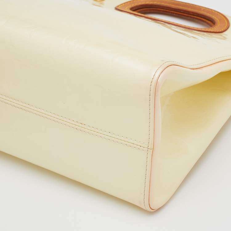 Pre Owned Louis Vuitton Perle Monogram Vernis Maple Drive Bag