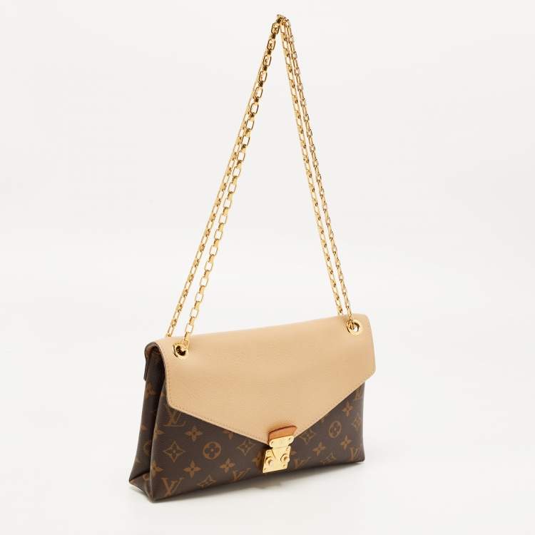 Pre Owned Louis Vuitton Dune Monogram Canvas Pallas Chain Bag
